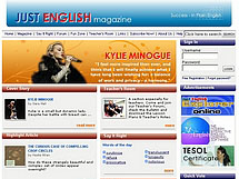 Just English Magazine screen shot.