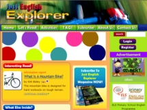 Just English Explorer Magazine screen shot